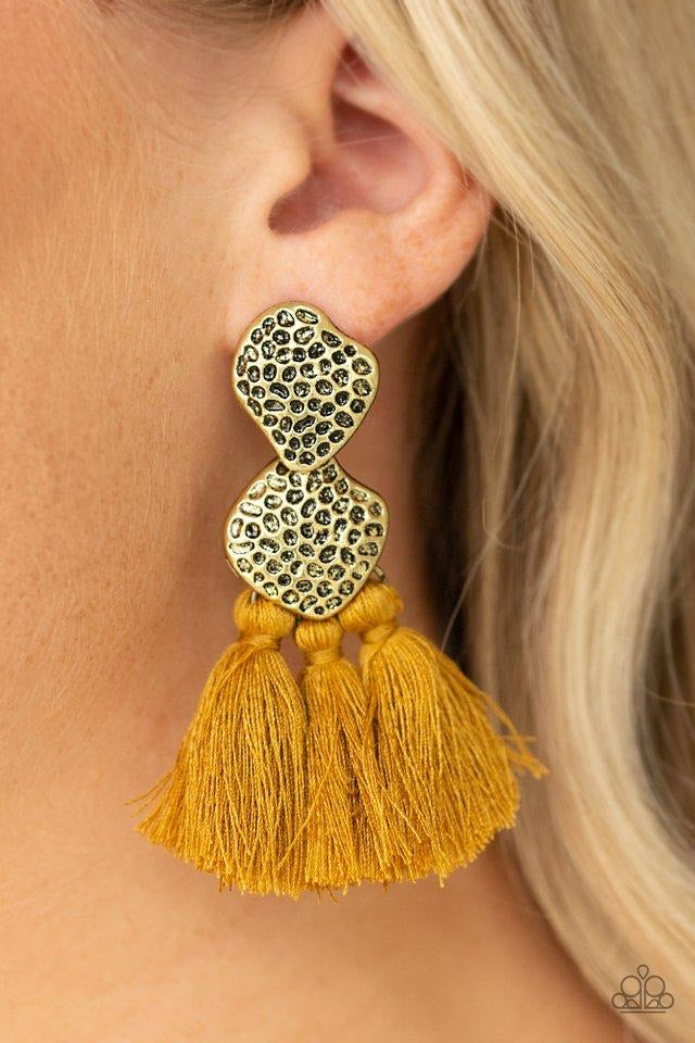 Tenacious Tassel - Mustard Yellow